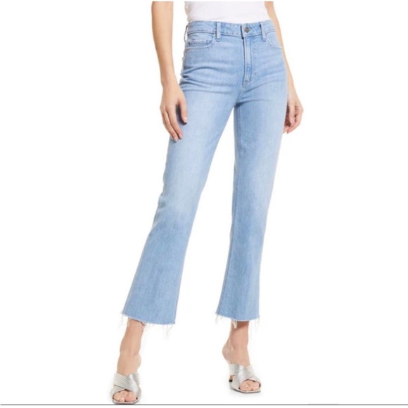 PAIGE Colette Raw Hem Flare Jean size 29 - Picture 2 of 4